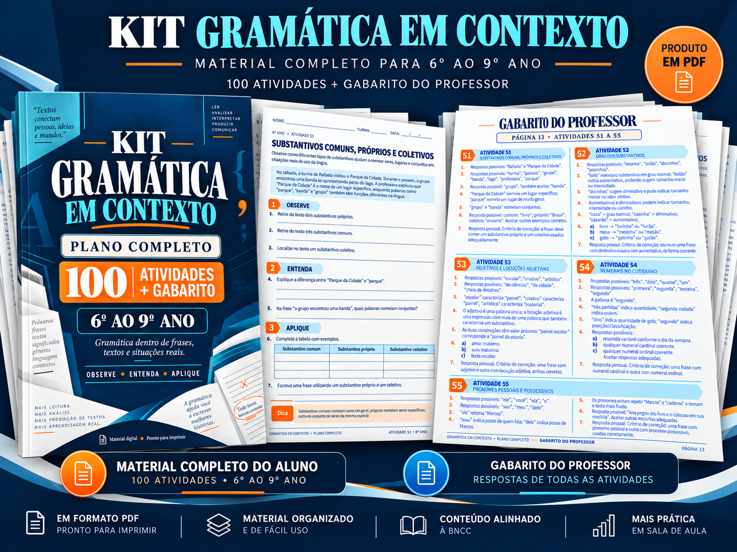 Atividade do Aluno e Gabarito do Professor